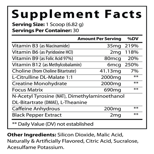 Pre-Workout (Fruit Punch)