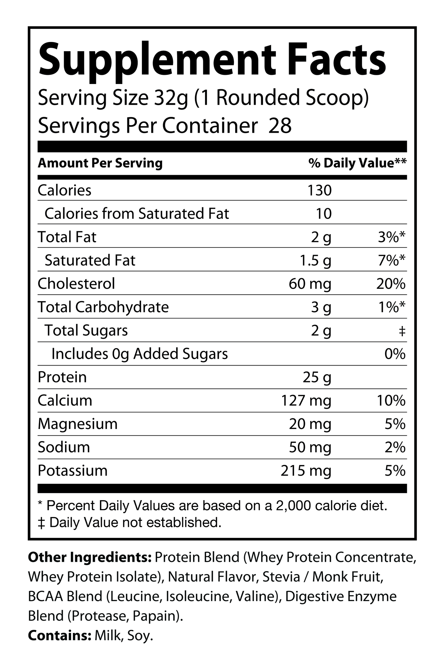 Whey Protein 2lb (Vanilla)
