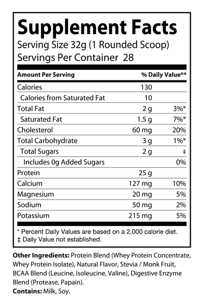 Whey Protein 2lb (Vanilla)